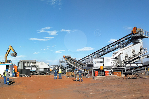 南非約翰內斯堡錳礦石移動篩分礦石開采項目